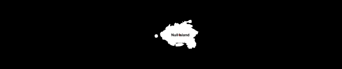 A marker at Null Island